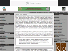 Tablet Screenshot of clio.his.uni.torun.pl