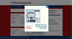 Desktop Screenshot of informatorium.ksiaznica.torun.pl