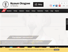 Tablet Screenshot of muzeum.torun.pl