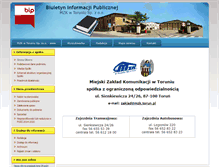 Tablet Screenshot of bip.mzk.torun.pl